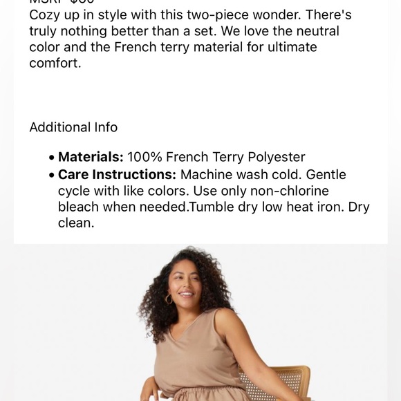 NYDJ lounge set - Picture 4 of 6